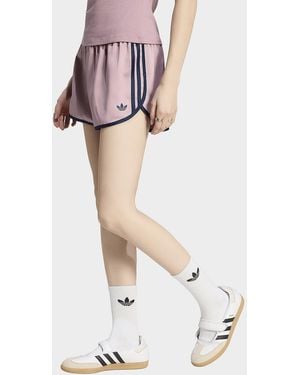 adidas Womens Short Sprinter Satin 3s - Viola