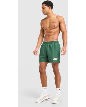 Nike Mens Costume da bagno Verbiage - Verde