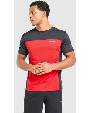 Berghaus Mens Maglia Explorer Tech - Rosso
