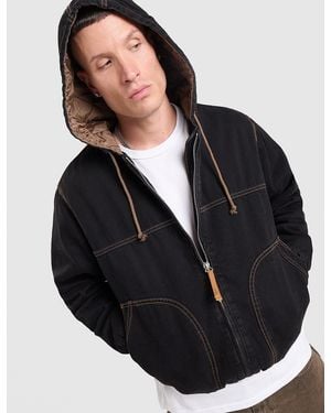 Unlike Humans Mens Giacca Dalton - Nero