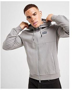 EA7 Tape Full Zip Hoodie - Black