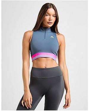 MONTIREX Icon 2.0 Racer Cropped Tank Top - Black