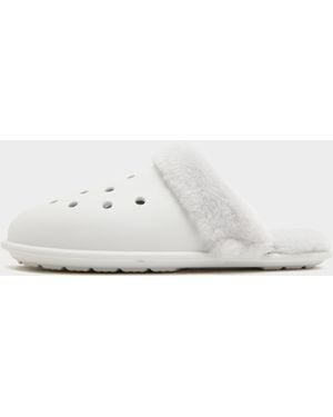 Crocs™ Classic Fuzz Scuff - Blanc