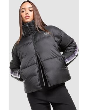 EA7 Ventus7 Tape Padded Jacket - Gris