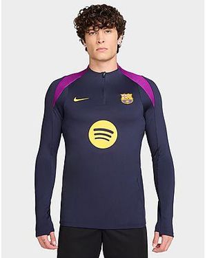 Nike Fc Barcelona Strike Drill Top - Blue