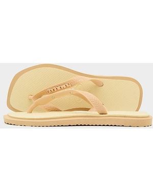 Havaianas Square Fusion Flip Flops - Metallic