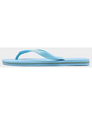 Havaianas Brazil Logo Flip Flops - Blue