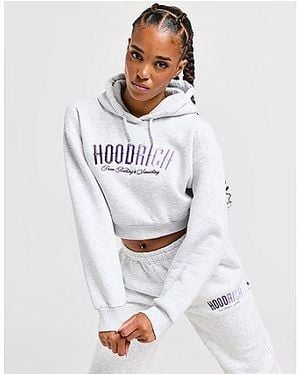 Hoodrich Jade Crop Hoodie - Black