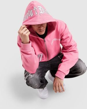 SUPPLY + DEMAND Sweat À Capuche Atomic Zippé - Rose