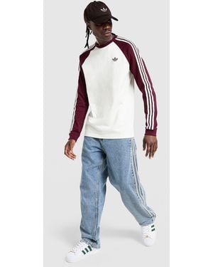 adidas Originals Mens Firebird Denim Jeans - Blu