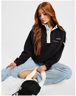 Columbia Helvetia Oversized Fleece Top - Black