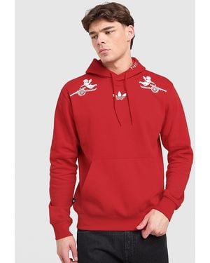 adidas Sweat-Shirt À Capuche Places+Faces Arsenal Fc - Rouge