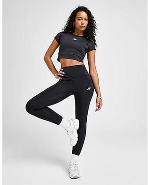 New Balance Logo Leggings - Black