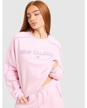 New Balance Sweatshirt Outline - Rose