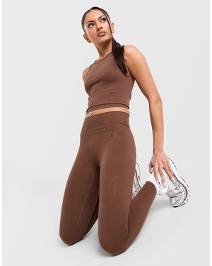 Under Armour Legging Cotton Seamless - Marron