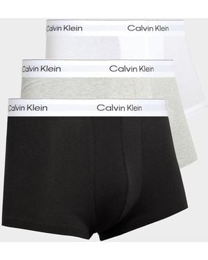 Calvin Klein 3-Pack Icon Low Rise Trunks - Bianco