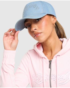Ed Hardy Womens Cappellino Diamante Gothic Trucker - Rosa