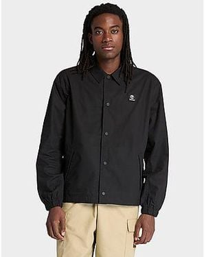 Timberland Woven Badge Ripstop Coach Jacket - Black