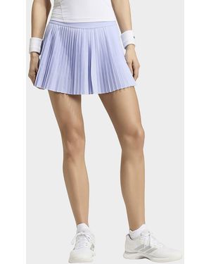 adidas Womens Gonnellino Club Pleated - Blu