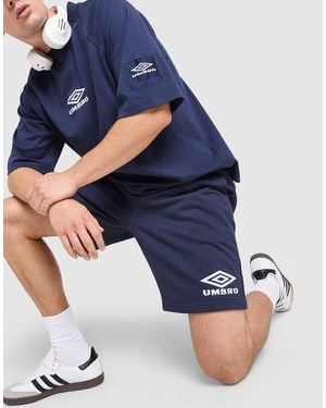 Umbro Short Fleece - Bleu