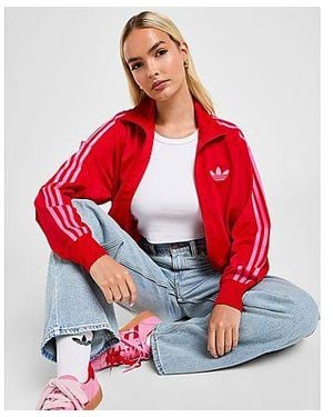 adidas Originals Oversized Firebird Track Top - Black
