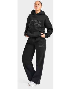AYBL Pantalon De Jogging Large Varsity Applique - Noir