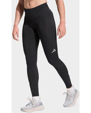 adidas Womens Leggings Full Length Adi365 Climacool 3 Stripes Running - Nero