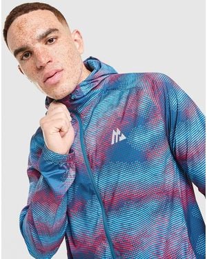 MONTIREX Mens Giacca Haze All Over Print - Blu