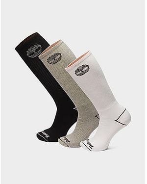 Timberland 3-pack Bowden Tree Full Cushion Crew Sock - Black