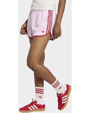 adidas Womens Short Sprinter Satin 3s - Rosso