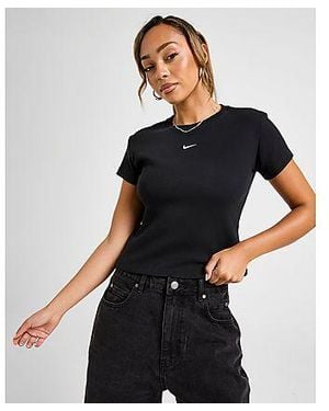 Nike Ribbed Slim T-shirt - Black
