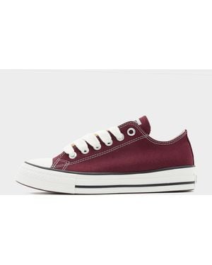 Converse Chuck Taylor Throwback Low Femme - Rouge