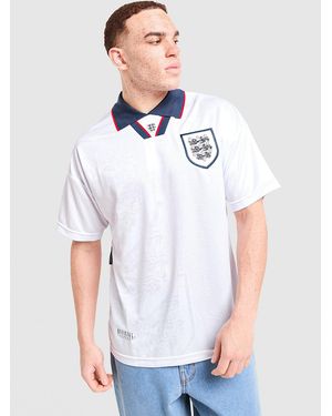 Score Draw Maillot Domicile Angleterre '93 Retro - Blanc