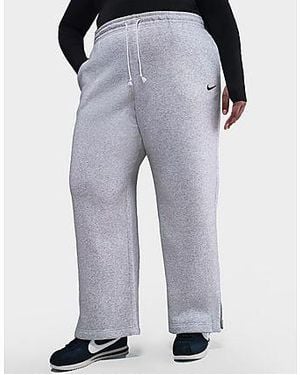 Nike Plus Size Phoenix Wide Leg Joggers - Black