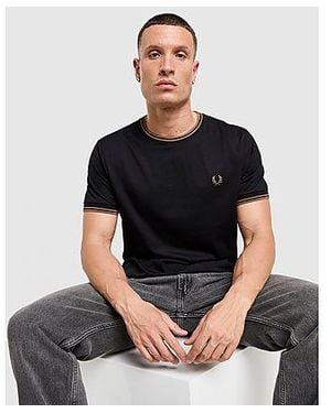 Fred Perry Twin Tipped T-shirt - Black