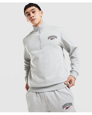 Reebok Haut De Survêtement Zippé 1/4 State - Gris