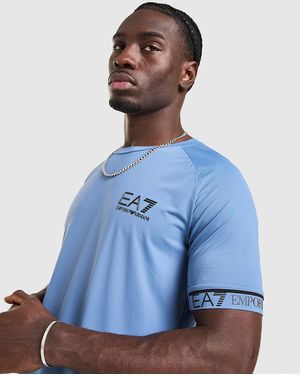 EA7 Maglietta Tech Sleeve - Blu