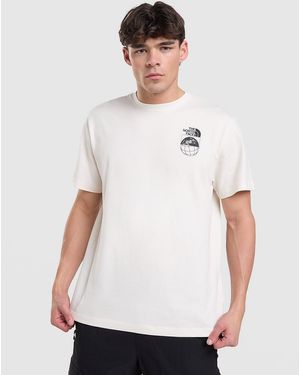 The North Face T-Shirt Lunar Sky - Blanc