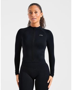 AYBL Haut Zippé Enhance Seamless - Bleu