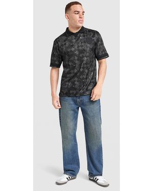 Score Draw Mens Maglia Retro Blackout England '90 - Nero
