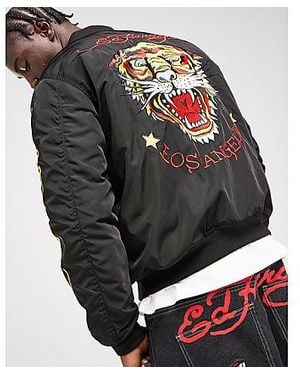 Ed Hardy La Tiger Bomber Jacket - Black