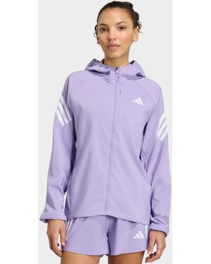 adidas Womens Giacca Da Running Adi365 Iconic - Viola