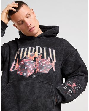 SUPPLY + DEMAND Sweat À Capuche Fire Dice Homme - Noir