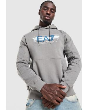 EA7 Sweat À Capuche Visibility - Gris