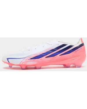 adidas Chaussures De Football F50 Hyperfast Pro Terrain Souple - Blanc
