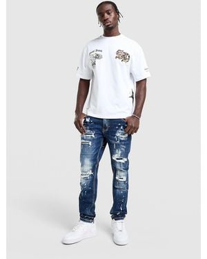 SUPPLY + DEMAND Jeans Onni - Bleu
