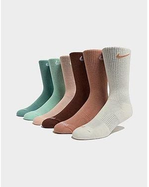 Nike 6-pack Everyday Cushioned Training Crew Socks - Black