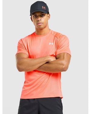 Under Armour T-Shirt Tech Emboss Homme - Orange