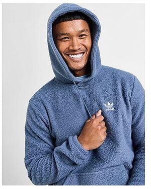 adidas Originals Sherpa Fleece Hoodie - Blue