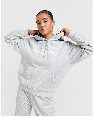 McKenzie French Terry Logo Overhead Hoodie - White